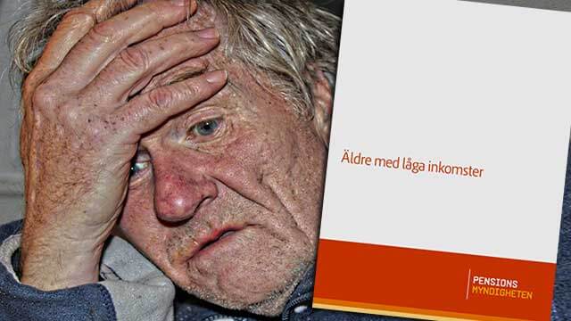 Pensionsmyndighetens larmrapport: Kvarts miljon svenska pensionärer under fattigdomsgränsen