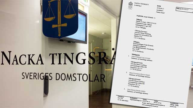35-årig man i Stockholmsförort döms till 16 års fängelse för mord på exhustrun