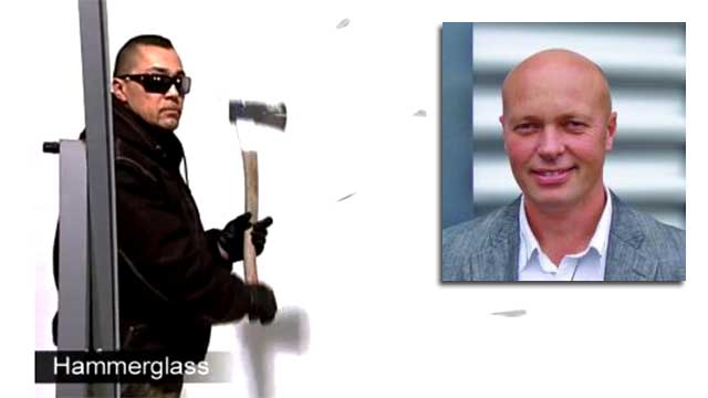 Tillverkare av skottsäkert glas vinnare på kriminaliteten: ”Det har hänt något i samhället”
