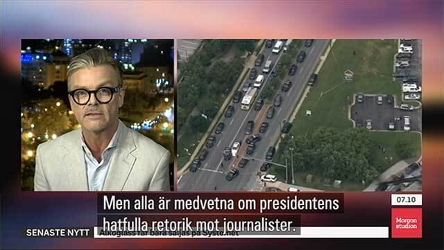 Dödsskjutning på tidningsredaktion i USA exploateras av Trump-fientlig media