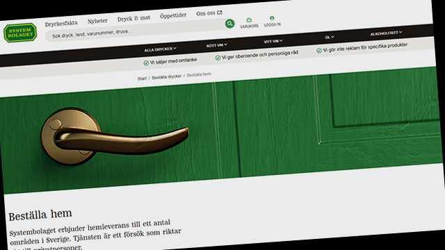 Nu ska hela Sverige få spriten levererad hem till dörren