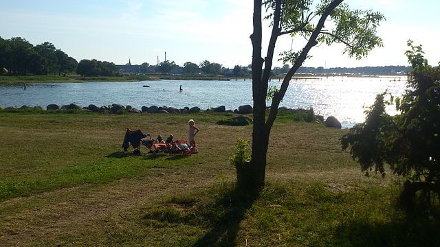 Polis kallad till badplats – ”ungdomar” knuffade ner mindre barn i vattnet och skrek ”svennehora”