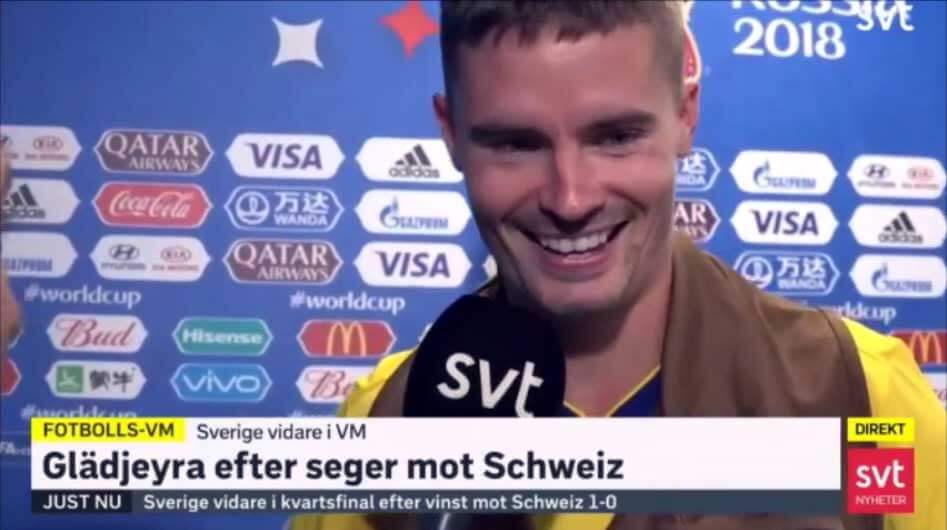 Mikael Lustig efter vinsten mot Schweiz: ”Vi krigar för vårt land och vårt folk”