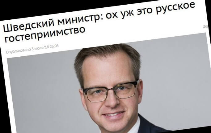 ”Svensk minister blev överlycklig av rysk gästvänlighet” – Mikael Damberg (S) i Ryssland