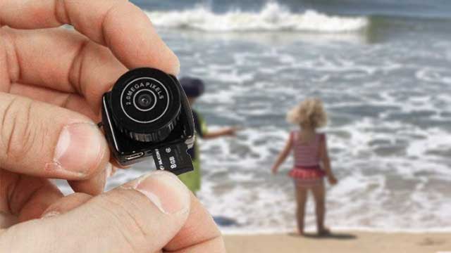 Misstänkt pedofil greps – smygfilmade småflickor med spionkamera