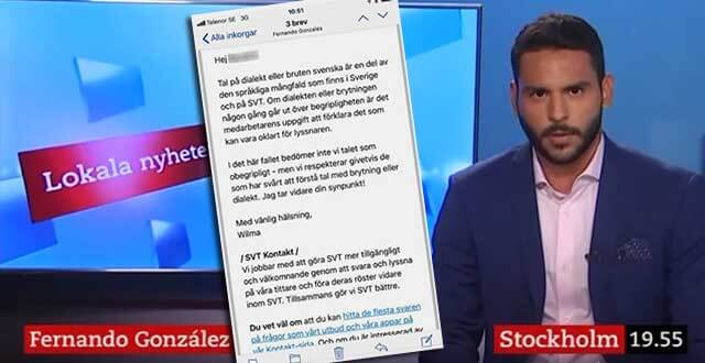 SVT avvisar kritik: Dålig svenska ”en del av den språkliga mångfalden”