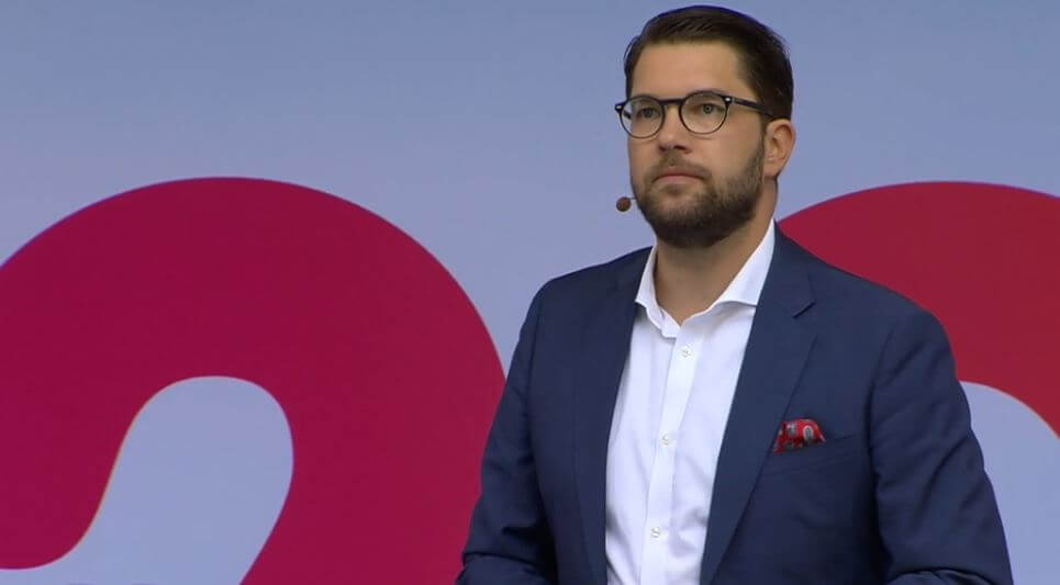 Jimmie Åkesson full av självförtroende under partiledartal