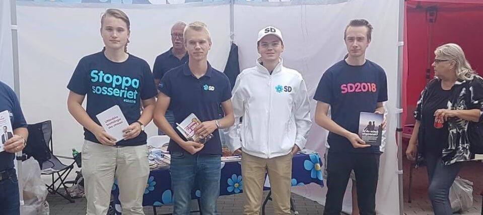 Kampanjarbetare för Sverigedemokraternas ungdomsförbund misshandlad
