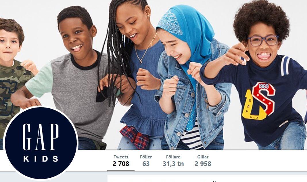 Flicka iförd slöja i annons för klädkedja upprör