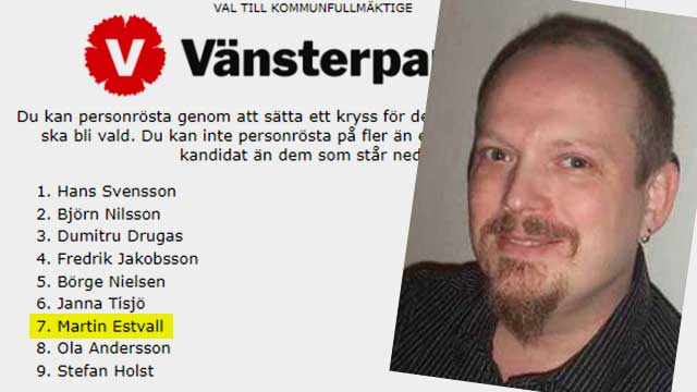 Näthatare kandiderar för Vänsterpartiet