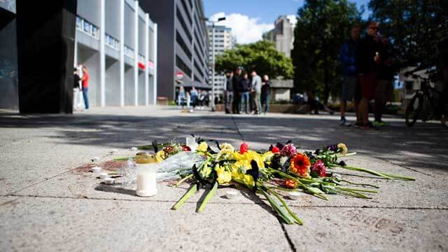 Demonstrationer i tyska Chemnitz efter att migranter knivmördat en invånare