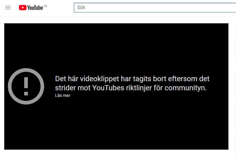 SD:s film om socialdemokraternas mörka historia nedtagen av Youtube – och upplagd igen
