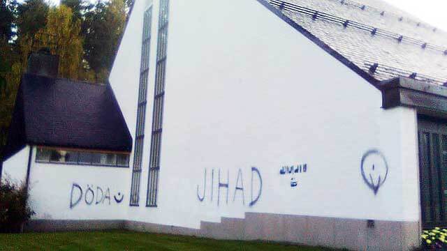Svenska kyrkan och Sveriges Radio mörkade muslimska dödshot mot kyrka