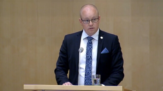 Björn Söder nomineras till andre vice talman