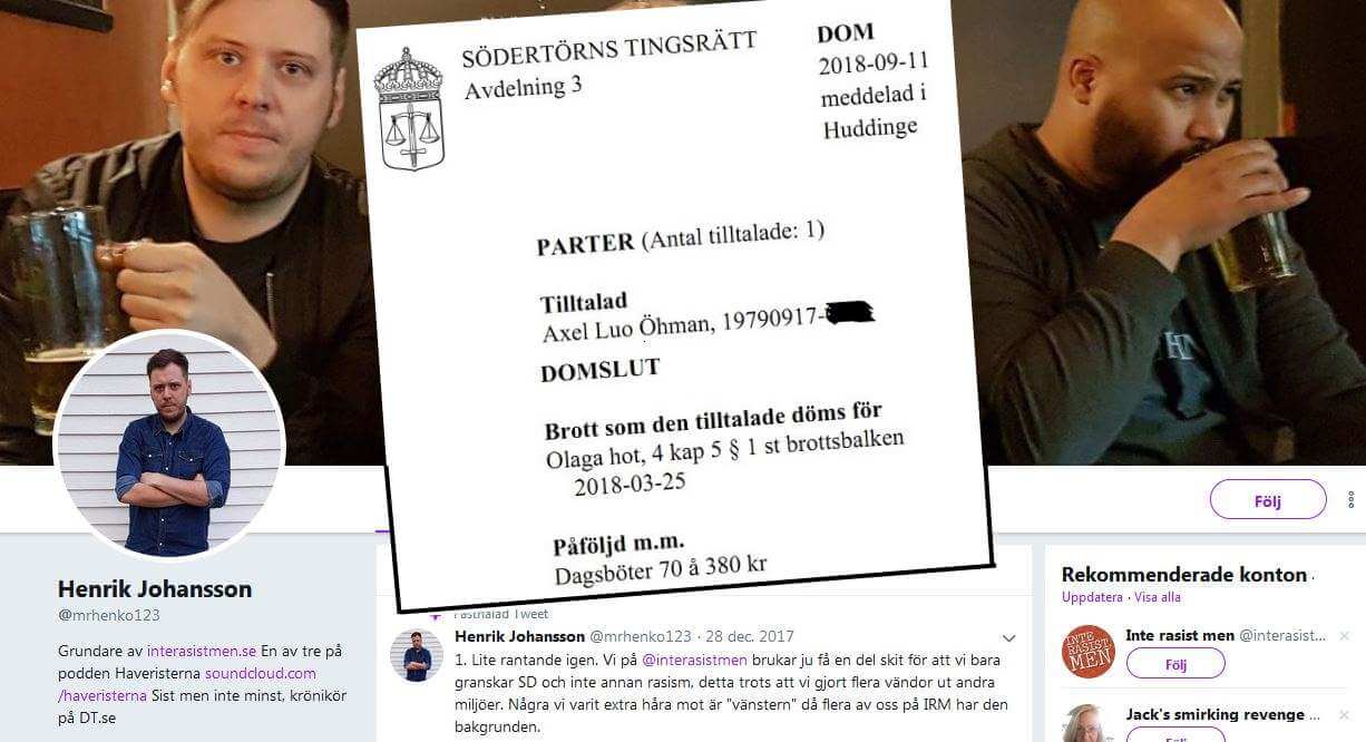 Vänsterextremist döms för dödshot mot Samhällsnytts redaktion