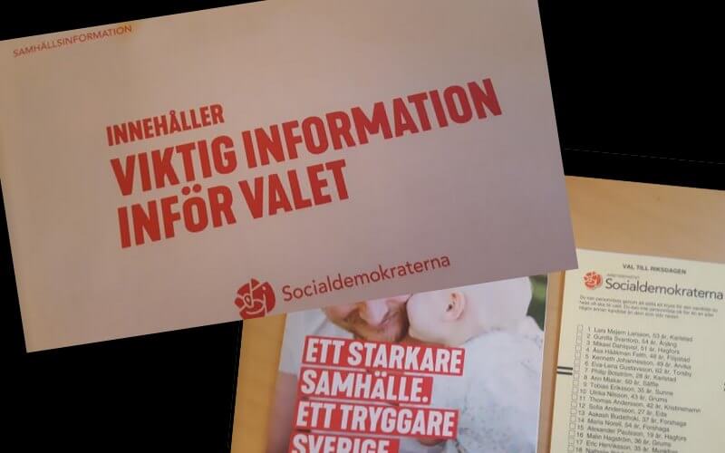 Kritik mot Socialdemokraternas valutskick: ”utger sig för myndighetsinformation”