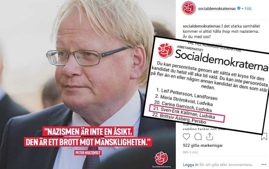 Före detta nazist med i Löfvens fackförbund – kandiderar för S i valet
