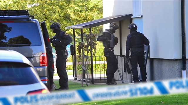 Brandbomb kastades in genom fönster i ”utsatt” område i Norrköping