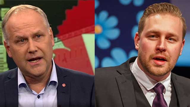 Ordkrig utbröt när V tog strid med SD om andre vice talmansposten