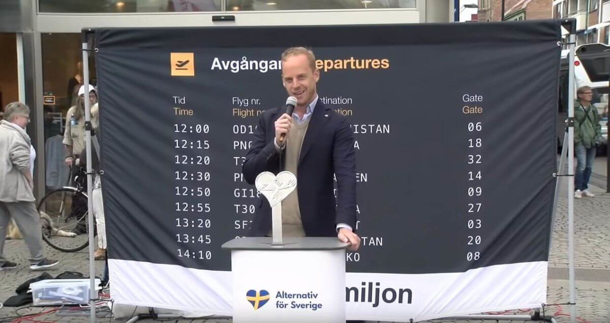 Alternativ för Sveriges valfinal i Stockholm avbokas