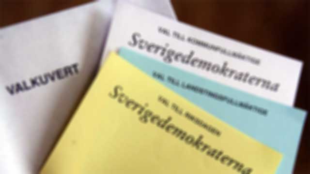 Vallokal i Göteborg saknade valsedlar för Sverigedemokraterna