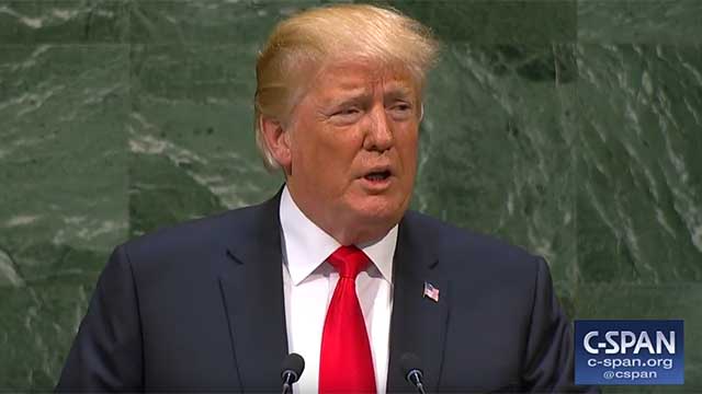 Respektlöst hån mot Donald Trump i FN hyllas av svensk media