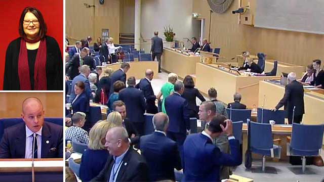 Lotta Johnsson Fornarve (V) vald till riksdagens andre vice talman – Björn Söder (SD) petas