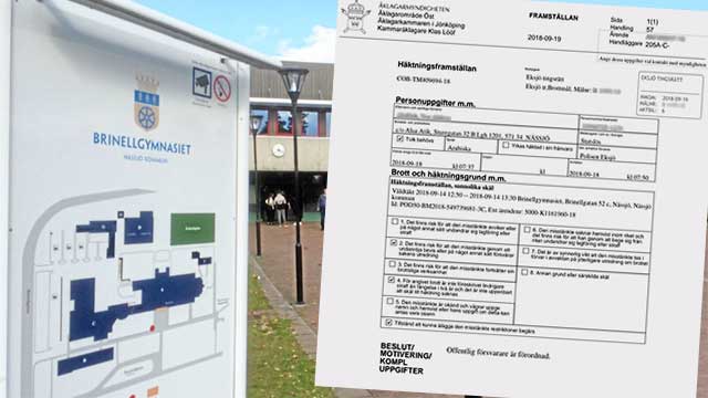 Statslös migrant begärd häktad för våldtäkt på gymnasielärare
