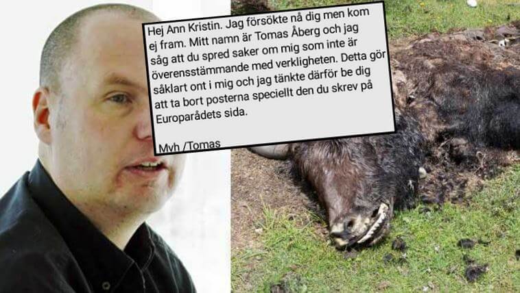 Djurplågaren Åberg bjuds in som talare av Europarådet