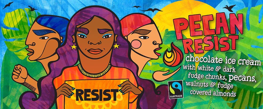 Ben & Jerry’s lanserar smaken Resist – ’mot Trumps regressiva agenda’