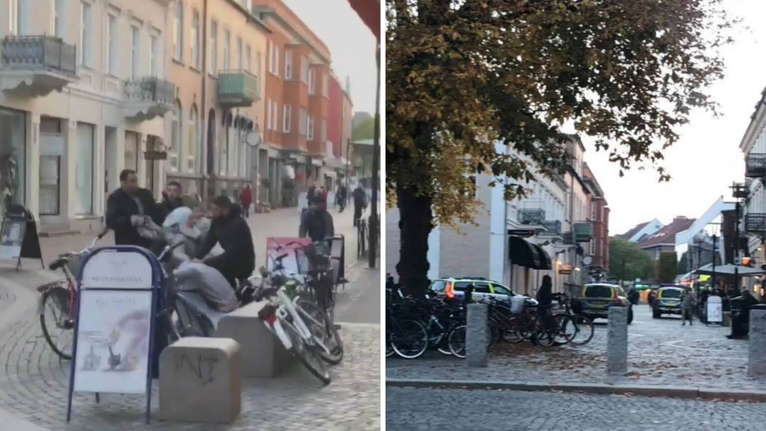 VIDEO: Här slåss invandrargrupperna i Ängelholm