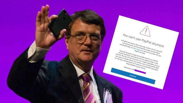 PayPal stänger ned UKIP:s partimedlemmar utan förklaring