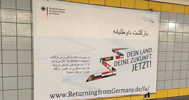 ’Ditt land. Din framtid. Nu!’ – annonskampanj ska få migranter att lämna Tyskland frivilligt