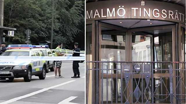 Två häktade, en släppt för trippelmord på öppen gata i Malmö