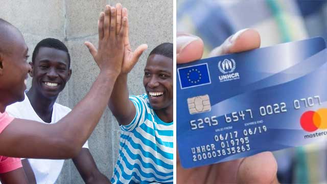 FN, EU och Mastercard ger migranter förladdade betalkort för att finansiera resan till och genom Europa