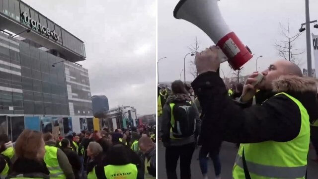 Gula västarna vänder fokus mot media: ”Fake news-journalister – kollaboratörer”