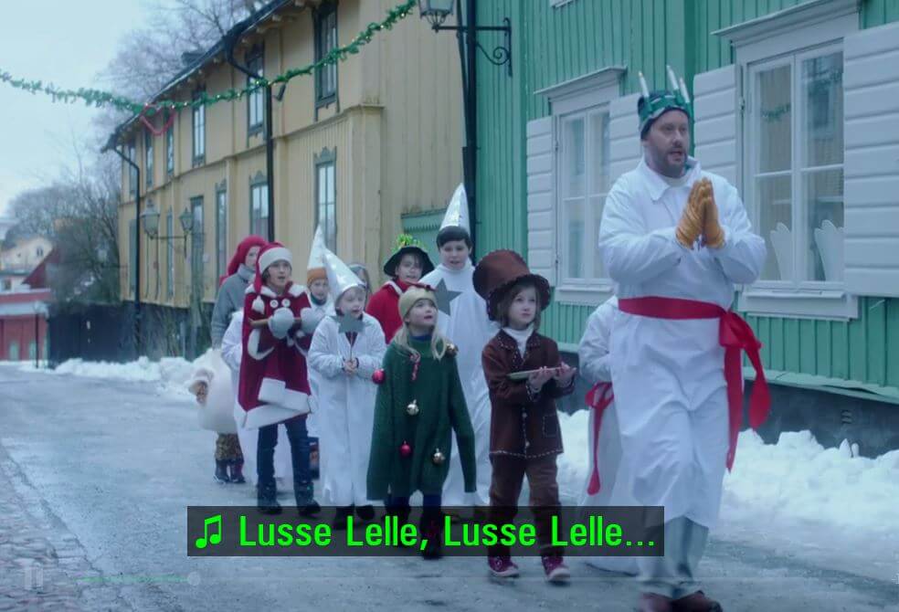 VIDEO: Här lanserar SVT en medelålders manlig Lucia inför miljonpublik