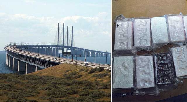 Smugglade tio kilo kokain över Öresundsbron – döms till fängelse och utvisning