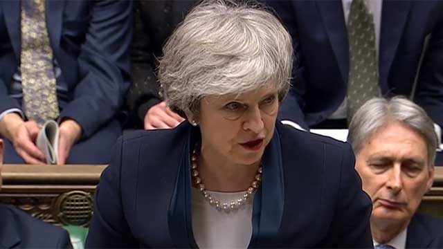 Brittiska parlamentet röstade nej till Brexit-avtal