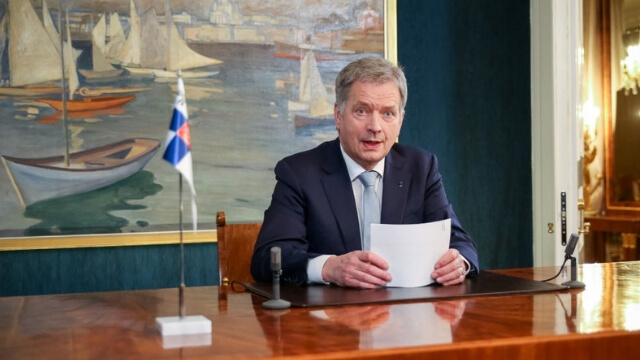 Finlands president: ”Vissa har skapat otrygghet genom omänskliga gärningar”