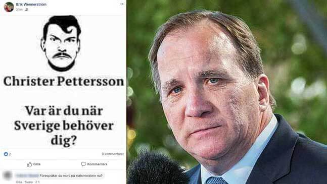 SD-politiker avgår – delade meme om att Christer Pettersson behövs när Löfven valts till statsminister
