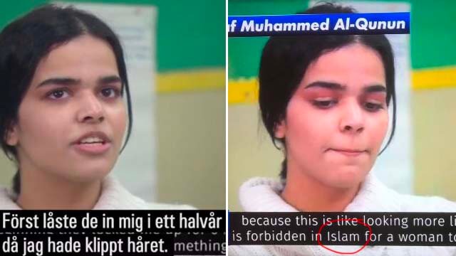 SVT censurerade intervju med utsatt kvinna – tog bort ”islam” i översättningen