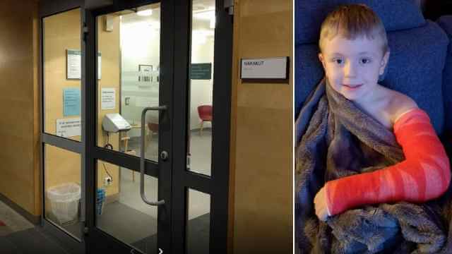 4-årige Leo gick med bruten arm i en vecka efter läkarslarv: ”Tråkigt, men sånt sker alltid”