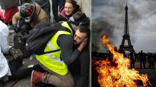 Gula västarnas fotograf fick handen bortsprängd av granat