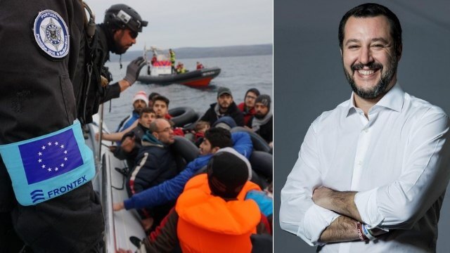 Salvini-metoden fungerar visar siffror från EU:s gränsbyrå