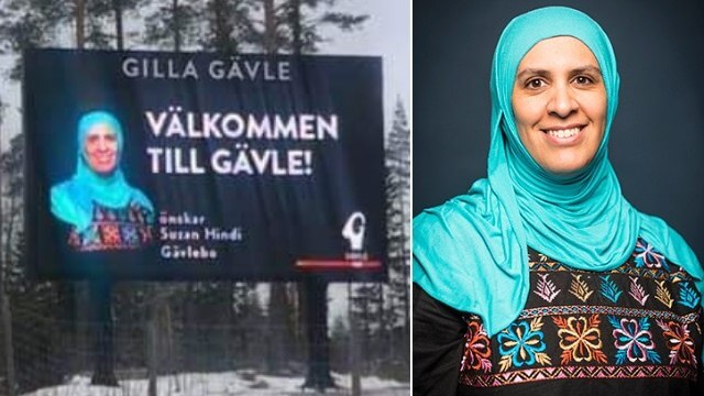 Gävles nya ”affischflicka” har kopplingar till radikal moské