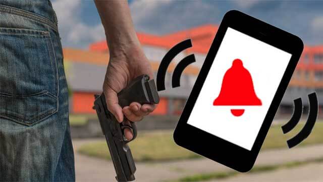 Väpnat våld i skolan ska bekämpas med app i mobilen
