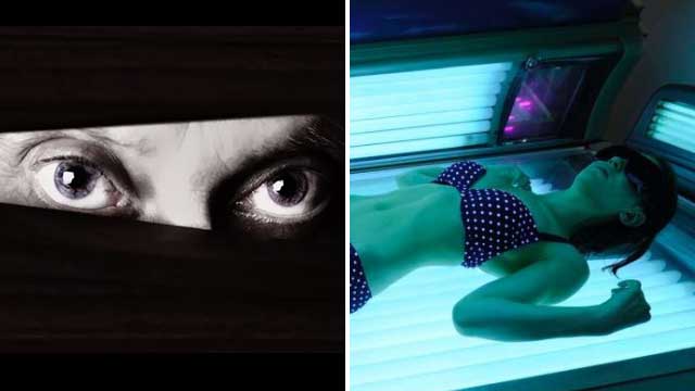 Kvinna ofredades på solarium – man låg gömd bakom takplattorna