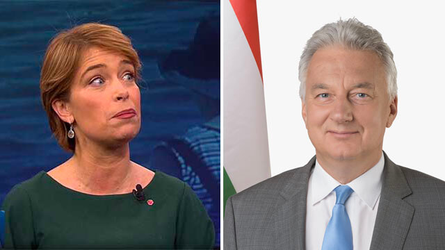 Ungersk minister om Strandhäll efter hennes tweet: ”Stackars sjuk varelse”