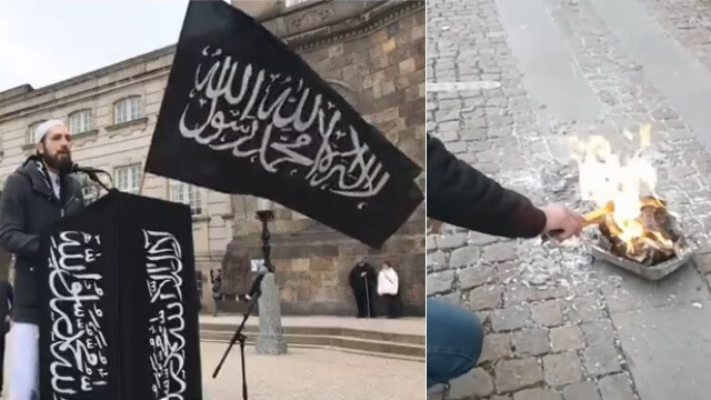 Terrorkopplade islamister samlades i Köpenhamn – dansk politiker svarade med att bränna koranen